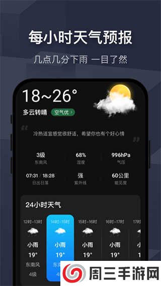 遇见天气app